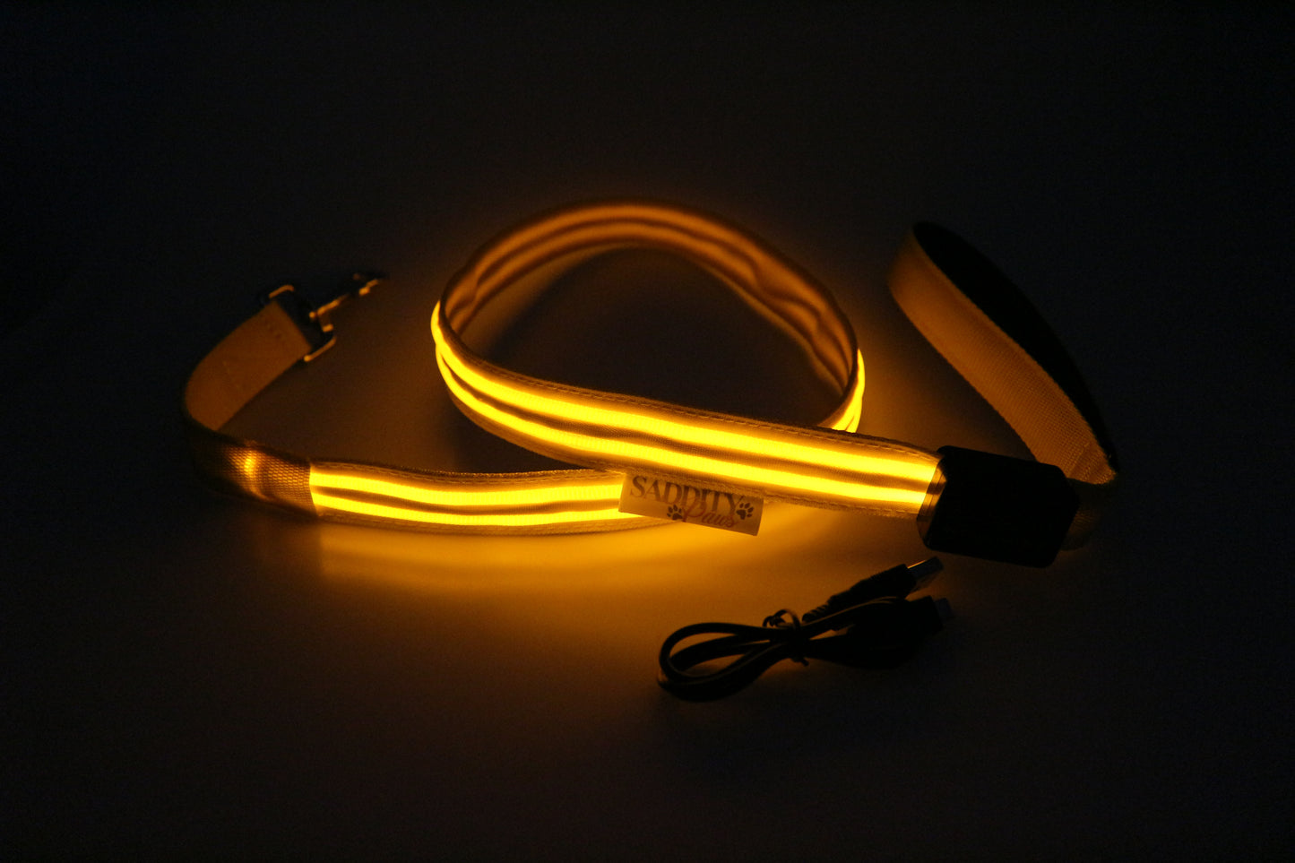 LED Neon Yellow Leash